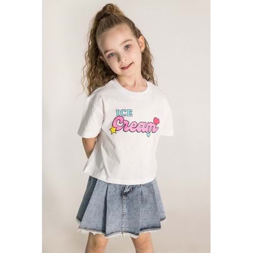 0422 ÇOCUK ÖN-ARKA BASKILI TİŞÖRT