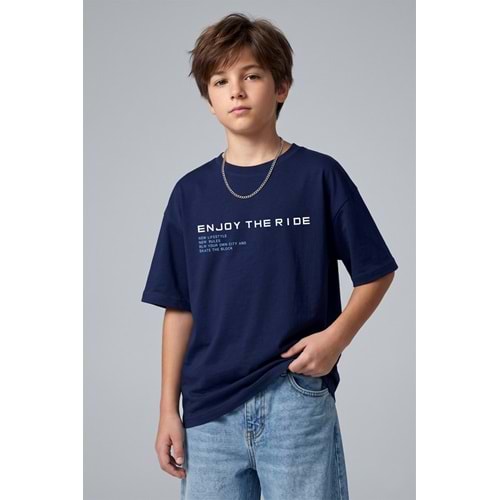 7775 ÇOCUK SIRT BASKILI TİŞÖRT