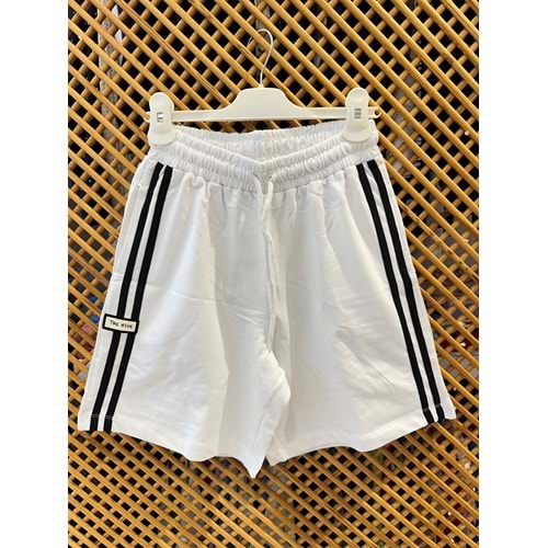 225242 ÇOCUK YANI ÇİZGİLİ İNCE PENYE ŞORT - PD KIDS - ÇOCUK