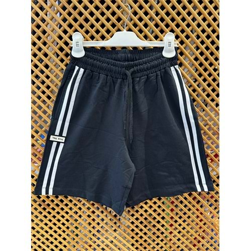 225242 ÇOCUK YANI ÇİZGİLİ İNCE PENYE ŞORT - PD KIDS - ÇOCUK