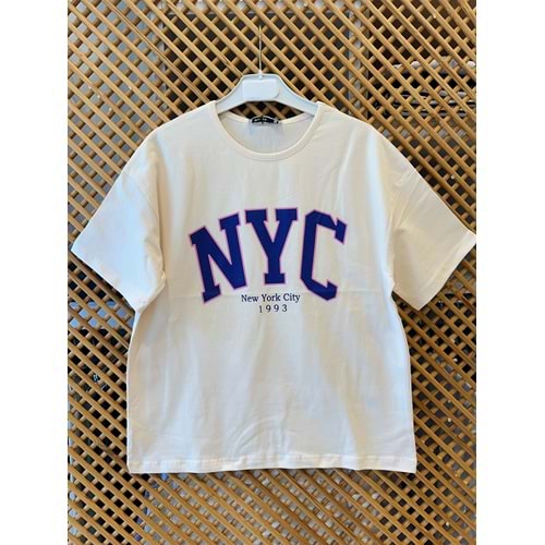32906 ÇOCUK NYC BASKILI TİŞÖRT