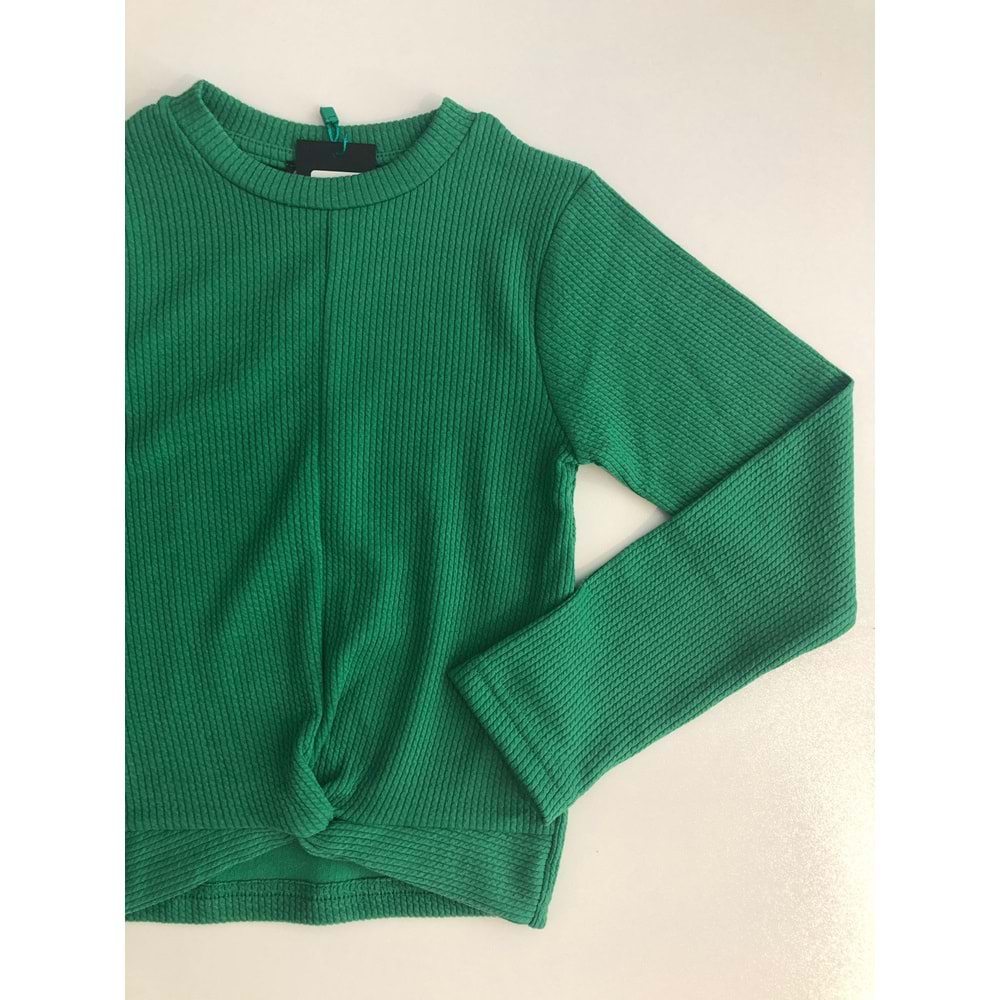 3443 ÖNDEN BAĞLAMALI BODY (DAR KALIP)