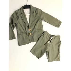 1486 BLAZER KETEN ŞORTLU TAKIM 3/9