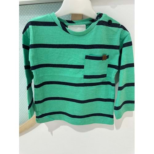 20018 ÇİZGİLİ ERKEK BEBEK TSHIRT 6/36