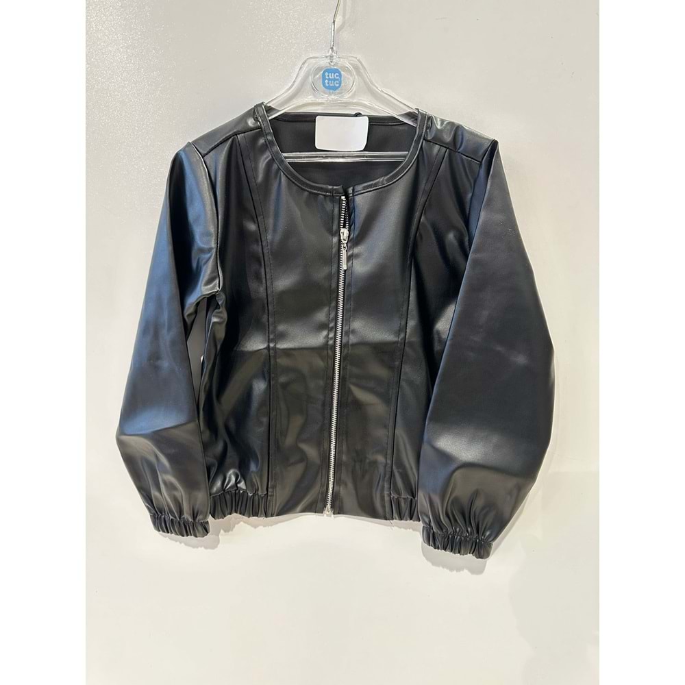 3926 BEL LASTİKLİ DERİ CEKET 5/14