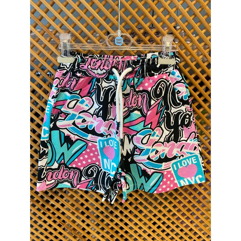 240308 ÇOCUK DESENLİ ŞORT