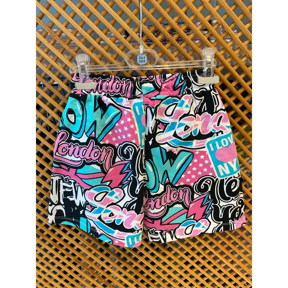 240308 ÇOCUK DESENLİ ŞORT