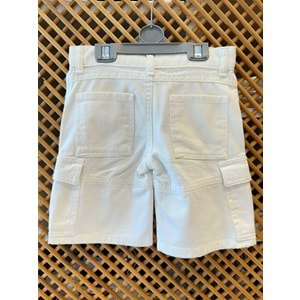 7713 ÇOCUK KARGO CEPLİ KOT ŞORT