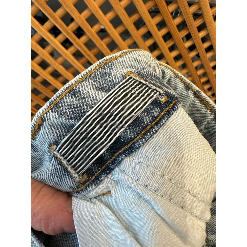 7714 ÇOCUK KARGO CEPLİ KOT ŞORT