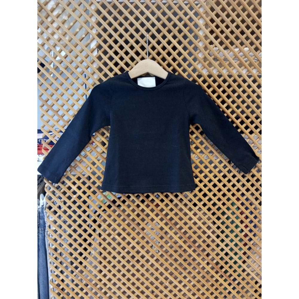 5067 ÇOCUK DÜZ UZUN KOLU TİŞORT