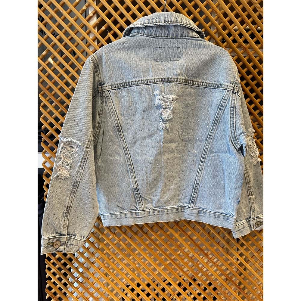 23244 ÇOCUK TAŞLI KOT CEKET - PD KIDS