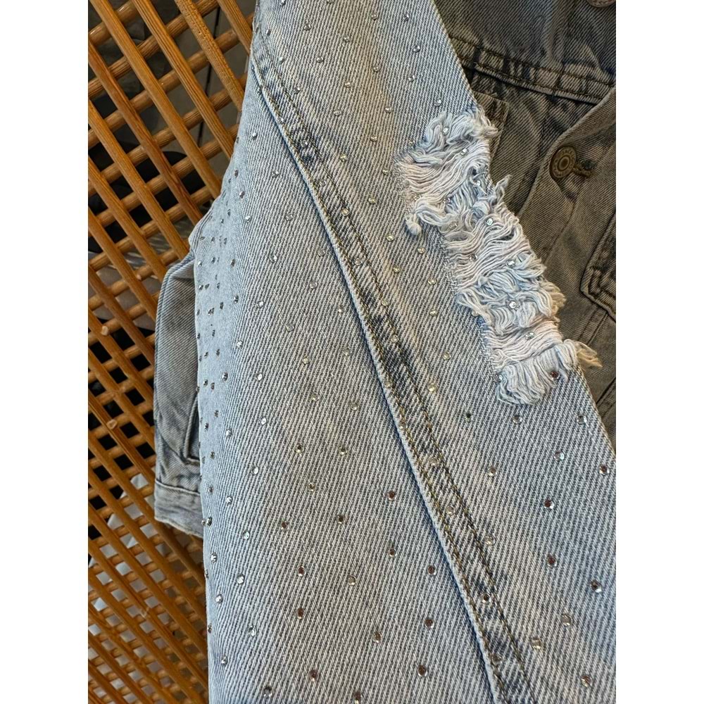 23244 ÇOCUK TAŞLI KOT CEKET - PD KIDS