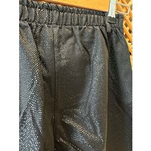 36061 ÇOCUK YILAN DESENLİ ARKASI LASTİKLİ DERİ BOL PAÇA PANTOLON - PD KIDS