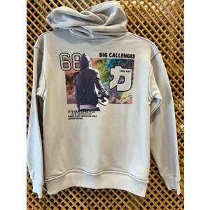 477 ÇOCUK YILDIZ APLİKE SWEAT İÇİ TAYTLI DERİ ETEK TAKIM