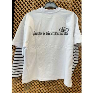 225240 ÇOCUK ÇİFT KOLLU ARKASI NAKIŞLI TİŞÖRT