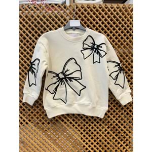 9043 ÇOCUK FİYONK NAKIŞLI SWEAT