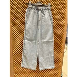 0723 ÇOCUK BEL LASTİKLİBOL PAÇA İNCE KOT PANTOLON