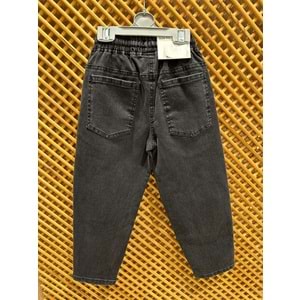 7693 ÇOCUK BELİ LASTİKLİ BAĞLAMALI KOT PANTOLON