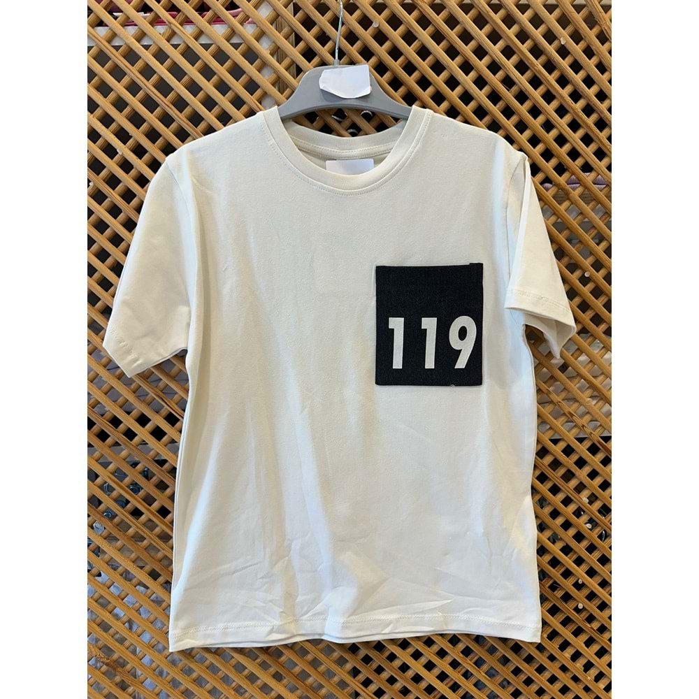 4166 ÇOCUK ÖNÜ VE SIRTI BASKILI TİŞÖRT