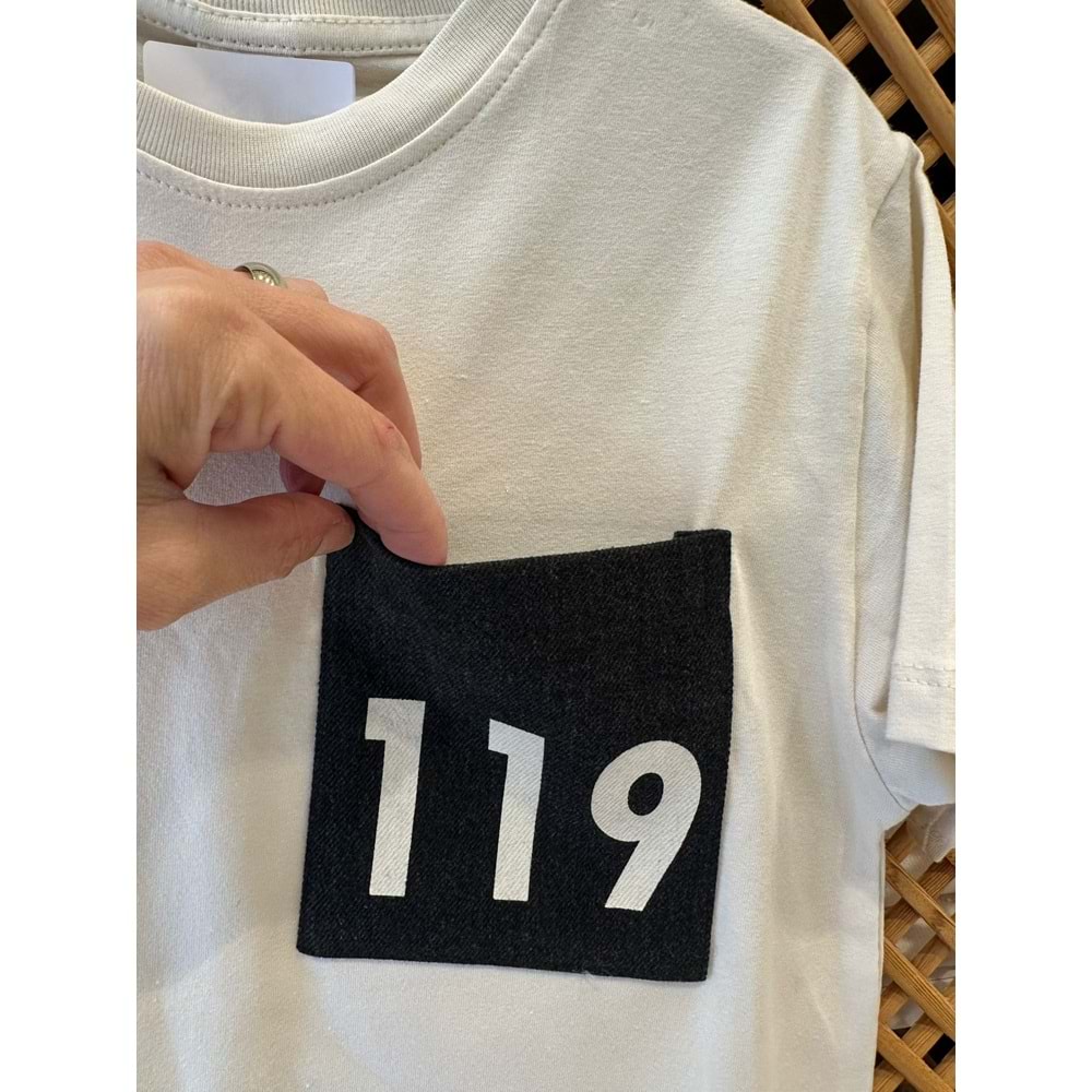 4166 ÇOCUK ÖNÜ VE SIRTI BASKILI TİŞÖRT