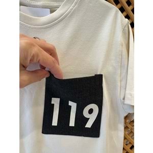 4166 ÇOCUK ÖNÜ VE SIRTI BASKILI TİŞÖRT