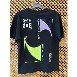 7642 ÇOCUK ÖNÜ VE SIRTI BASKILI TİŞÖRT