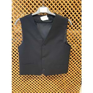 LKS607 ÇOCUK PAMUKLU KUMAŞ SPOR KESİM SLİM FİT YELEK