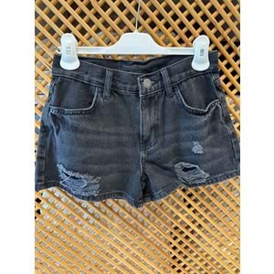 1700 ÇOCUK YIRTIK DETAYLI KISA KOT ŞORT