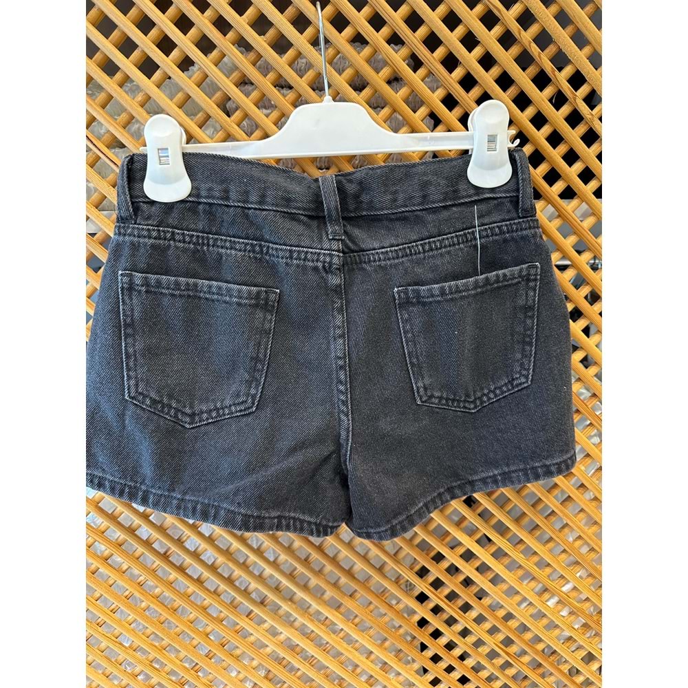 1700 ÇOCUK YIRTIK DETAYLI KISA KOT ŞORT