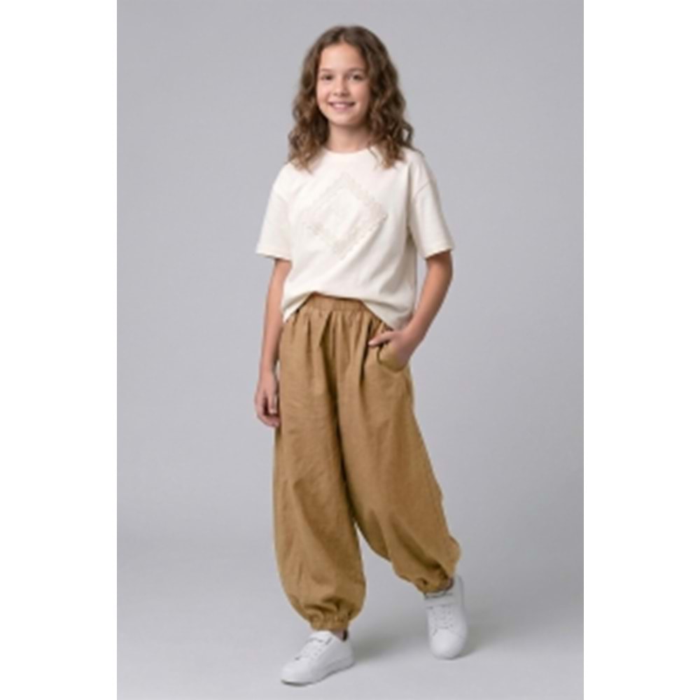 9978 ÇOCUK BELİ LASTİKLİ BLOOMER PANTOLON