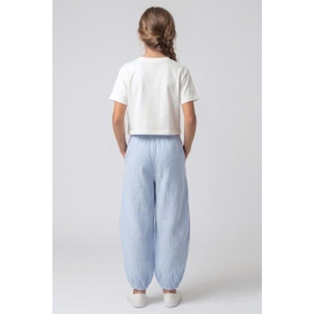 9978 ÇOCUK BELİ LASTİKLİ BLOOMER PANTOLON