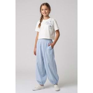 9978 ÇOCUK BELİ LASTİKLİ BLOOMER PANTOLON