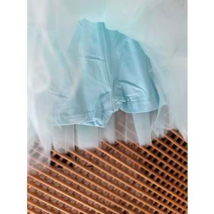 11515 ÇOCUK PAYETLİ CROP PAMUK PENYE TAYTLI PRENSES TÜTÜ TAKIM