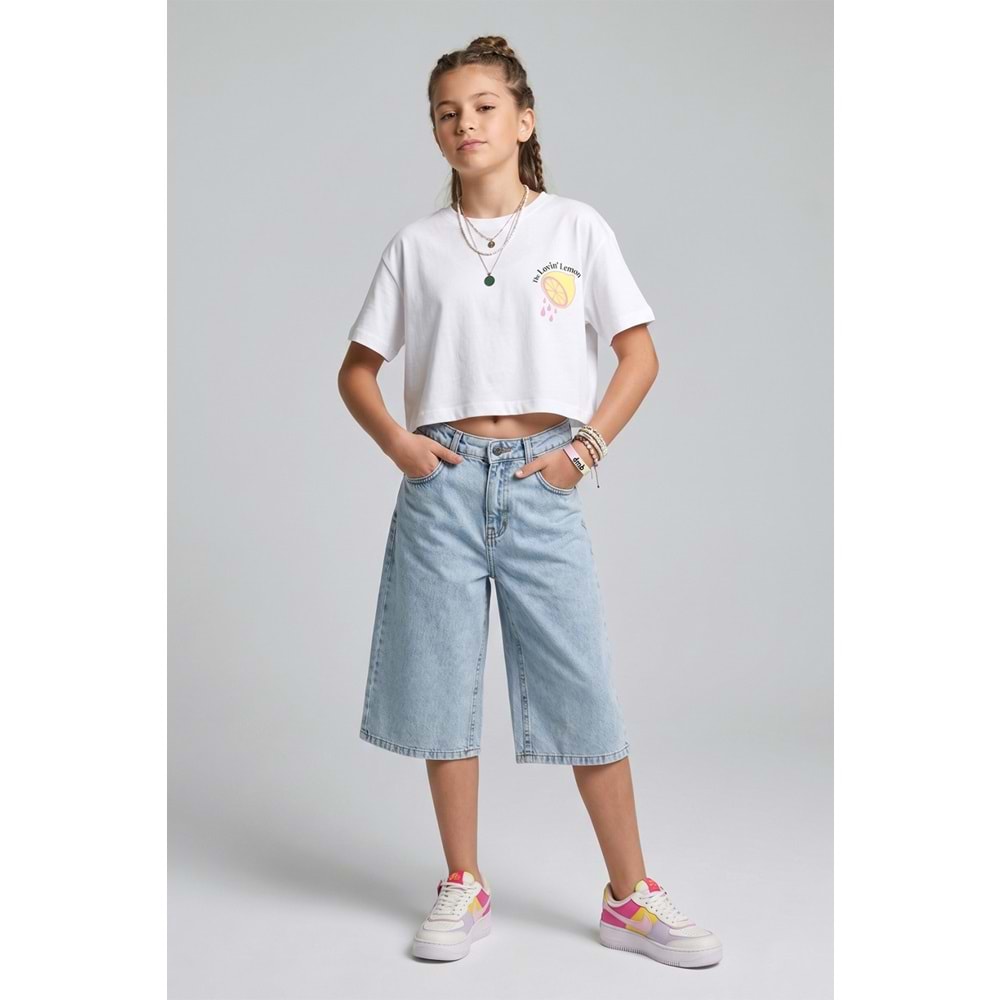 0287 ÇOCUK DENİM KAPRİ