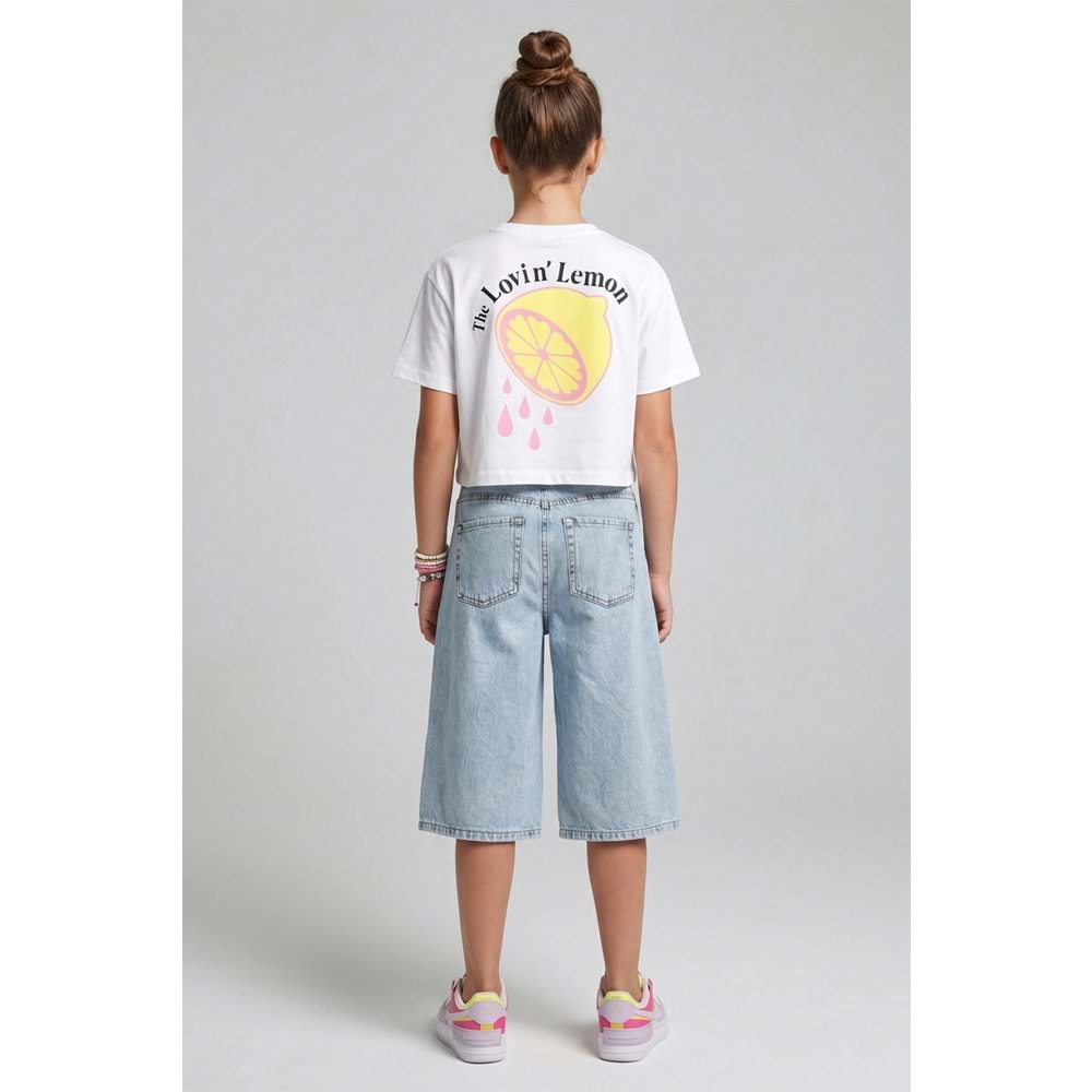 0287 ÇOCUK DENİM KAPRİ