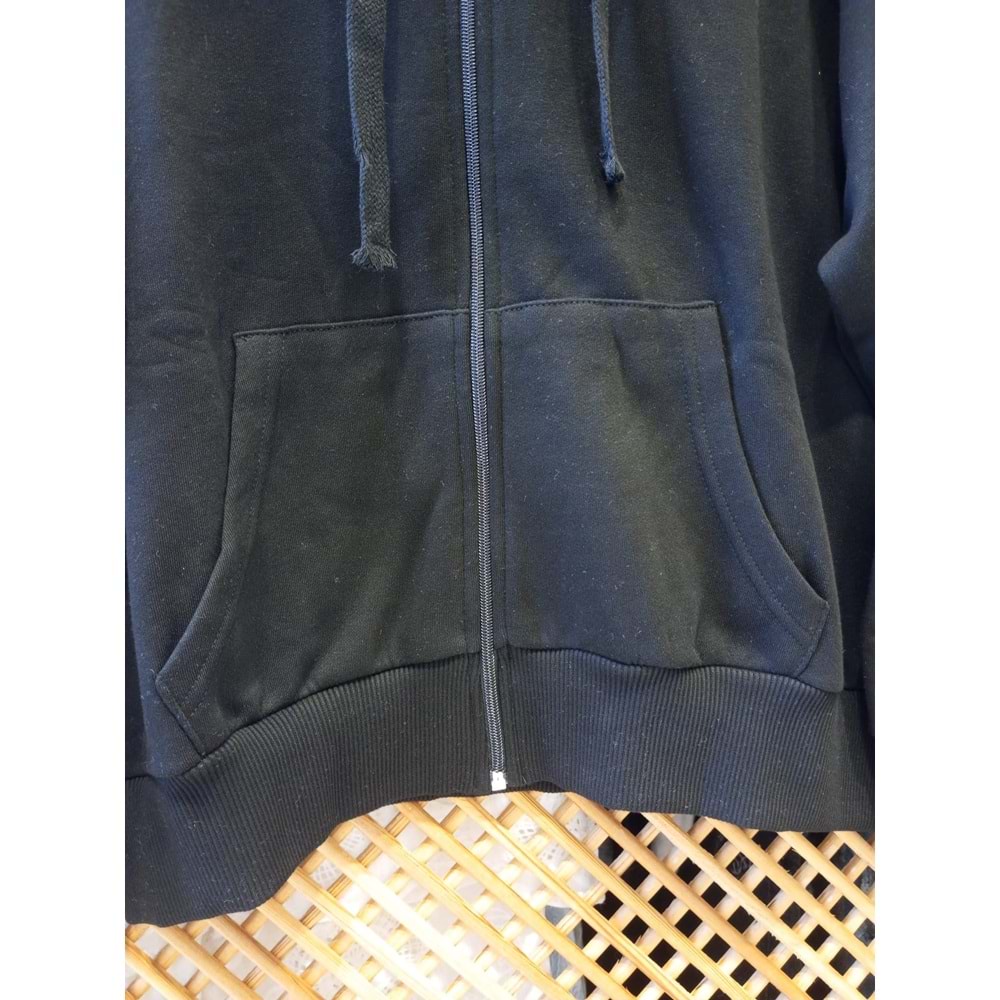 226211 ÇOCUK KAPÜŞONLU PAMUKLU KUMAŞ OVERSİZE KESİM MEVSİMLİK HIRKA